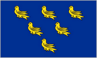 Sussex Table Flags